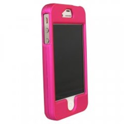 Apple Compatible Rubberized Protective Cover - Dark Pink 4SRUBDKPK