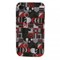 Apple Compatible Rubberized Protective Cover - Black Cross-Eyed Abstract 4SRUBABSTRACT Image 4