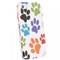 Apple Compatible Rubberized Protective Cover - Multicolor Paw Print 4SRUBPAW Image 1