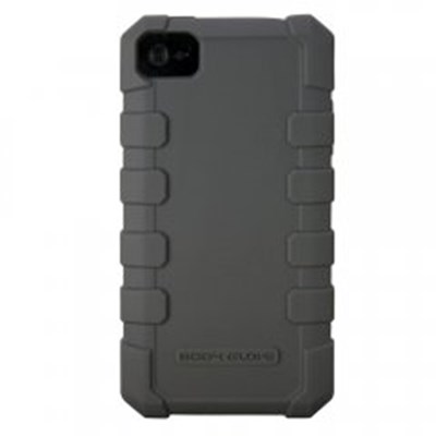 Apple Compatible Thick Rubberized Dropsuit Rugged Series Snap-on Case - Charcoal 9263501