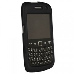 Blackberry Compatible Rubberized Protective Cover - Black 9370RUBBK