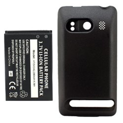 HTC Compatible Extended Li-Ion Battery and Door   B4-HTEVO4G-XT