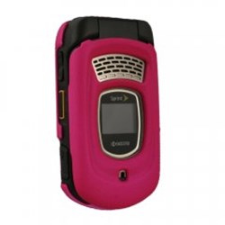 Kyocera Compatible Rubberized Protective Cover - Dark Pink DURAMAXRUBDKPK
