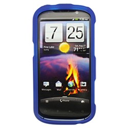 HTC Compatible Rubberized Snap-on Cover - Blue FS-HTPH85110-RBU