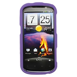 HTC Compatible Rubberized Snap-on Cover - Purple FS-HTPH85110-RPP