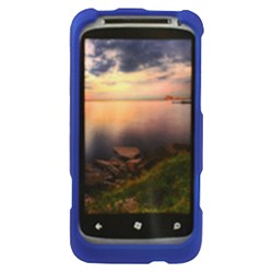 HTC Compatible Rubberized Snap-on Cover - Blue FS-HTPI06110-RBU