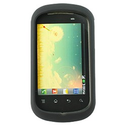 LG Compatible Rubberized Snap-on Cover - Black FS-LGC729-RBK
