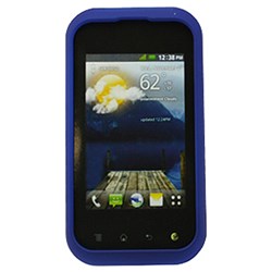 LG Compatible Rubberized Snap-on Cover - Blue FS-LGC800-RBU