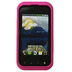 LG Compatible Rubberized Snap-on Cover - Pink FS-LGC800-RPI