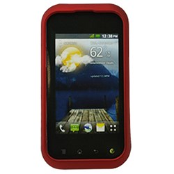 LG Compatible Rubberized Snap-on Cover - Red FS-LGC800-RRD