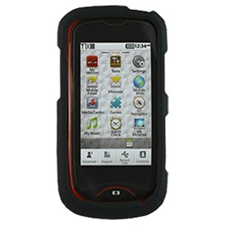 Pantech Compatible Rubberized Snap-on Cover - Black FS-PNCDM8992-RBK