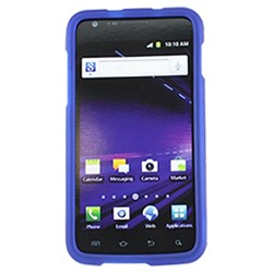Samsung Compatible Rubberized Snap-on Cover - Blue FS-SAI727-RBU