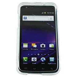 Samsung Compatible Rubberized Snap-on Cover - Clear FS-SAI727-TCL
