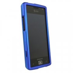 Samsung Compatible Rubberized Protective Cover - Dark Blue I677RUBDKBL