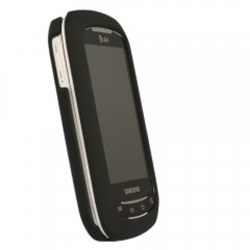 Samsung Compatible Rubberized Protective Cover - Black I857RUBBK