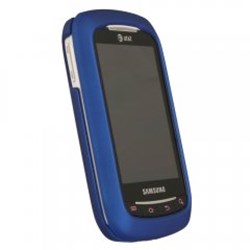 Samsung Compatible Rubberized Protective Cover - Dark Blue I857RUBDKBL