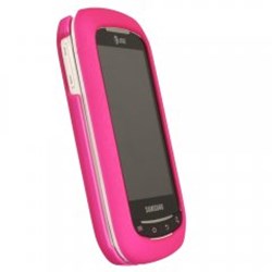 Samsung Compatible Rubberized Protective Cover - Solid Dark Pink I857RUBDKPK