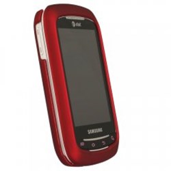 Samsung Compatible Rubberized Protective Cover - Red I857RUBRD