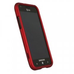 Samsung Compatible Rubberized Protective Cover - Red I937RUBRD