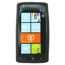 Samsung Compatible Silicone Skin Cover - Black ILS-SAI677-BK