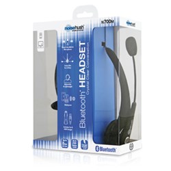 NoiseHush N700m Bluetooth Headset - Black  N700M-11867