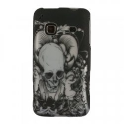 Samsung Compatible Rubberized Protective Cover - Skull With Angel PREVAILRUBSKULLAGL