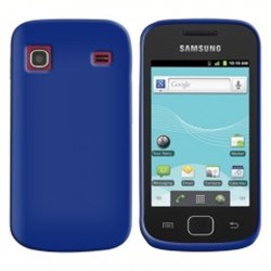 Samsung Compatible Rubberized Protective Cover - Dark Blue REPPRUBDKBL