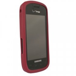 Samsung Compatible Silicone Gel Cover - Red SILILLUSIONRD