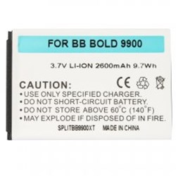 Blackberry Compatible Li-ion Extended Battery with XT Battery Door  SPLITBB9900XT