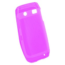 Blackberry Compatible Crystal Skin TPU Cover - Purple  TPU-BB9100-PP