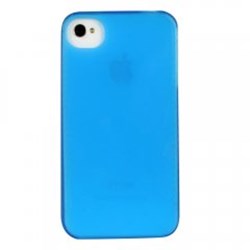 Apple Compatible Tinted Pattern TPU Cover - Blue PU4SBLTN