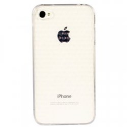 Apple Compatible Wave Pattern TPU Cover - Frosted/Clear TPU4SCL