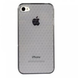 Apple Compatible Translucent Texture Pattern TPU Cover - Smoke TPU4SSM