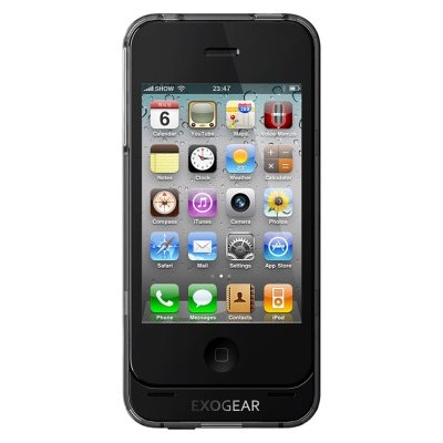 Apple Compatible Exolife Rechargeable Battery Case - Black  EGN1500-BLK