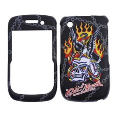 Blackberry Compatible Eric Maaske Snap-On Cover - Bald Eagle on Fire ERM-FS-BB85X0-013
