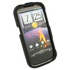 HTC Compatible Rubberized Snap-on Cover - Black FS-HTPH85110-RBK Image 2