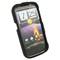 HTC Compatible Rubberized Snap-on Cover - Black FS-HTPH85110-RBK Image 2
