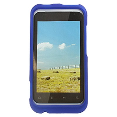 HTC Compatible Rubberized Snap-on Cover - Blue FS-HTPI46110-RBU