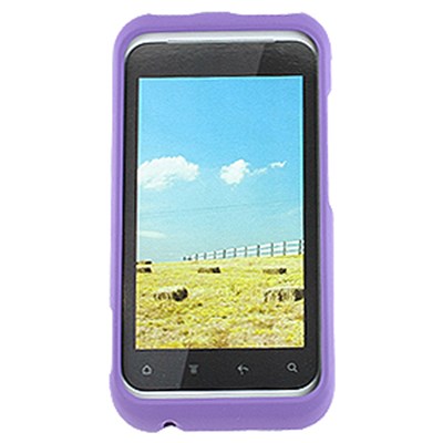 HTC Compatible Rubberized Snap-on Cover - Purple FS-HTPI46110-RPP