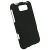 HTC Compatible Rubberized Snap-on Cover - Black FS-HTX310E-RBK Image 3