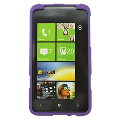 HTC Compatible Rubberized Snap-on Cover - Purple FS-HTX310E-RPP