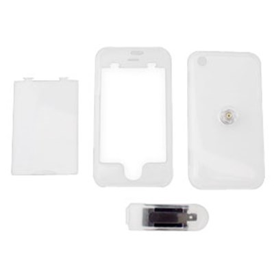 Apple Compatible Snap-on Cover - Transparent Clear  FS-IPHNSW-TCL