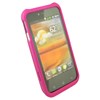 LG Compatible Rubberized Snap-on Cover - Pink FS-LGMAXXTCH-RPI Image 2