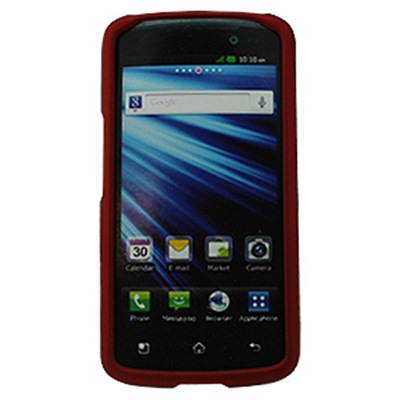 LG Compatible Rubberized Snap-on Cover - Red FS-LGP930-RRD