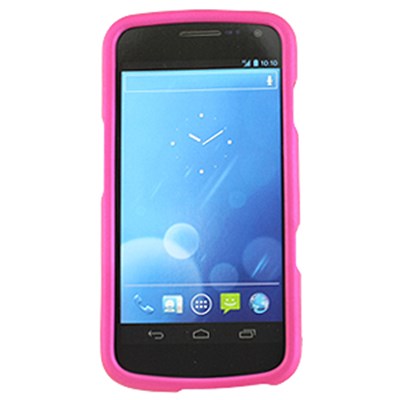 Samsung Compatible Rubberized Snap-on Cover - Pink FS-SAI515-RPI