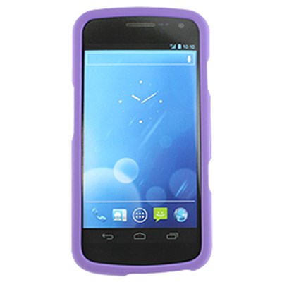 Samsung Compatible Rubberized Snap-on Cover - Purple FS-SAI515-RPP