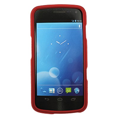 Samsung Compatible Rubberized Snap-on Cover - Red FS-SAI515-RRD