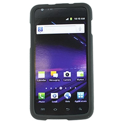 Samsung Compatible Rubberized Snap-on Cover - Black FS-SAI727-RBK