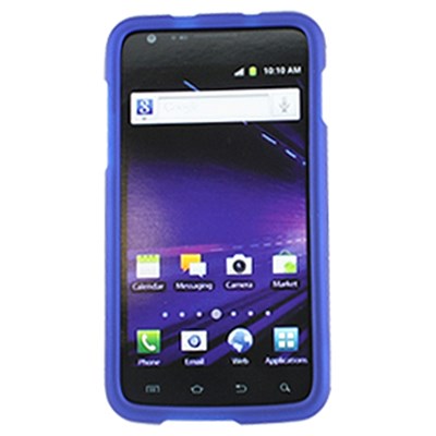 Samsung Compatible Rubberized Snap-on Cover - Blue FS-SAI727-RBU