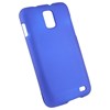 Samsung Compatible Rubberized Snap-on Cover - Blue FS-SAI727-RBU Image 3